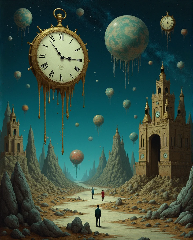 In the style of Salvador Dali