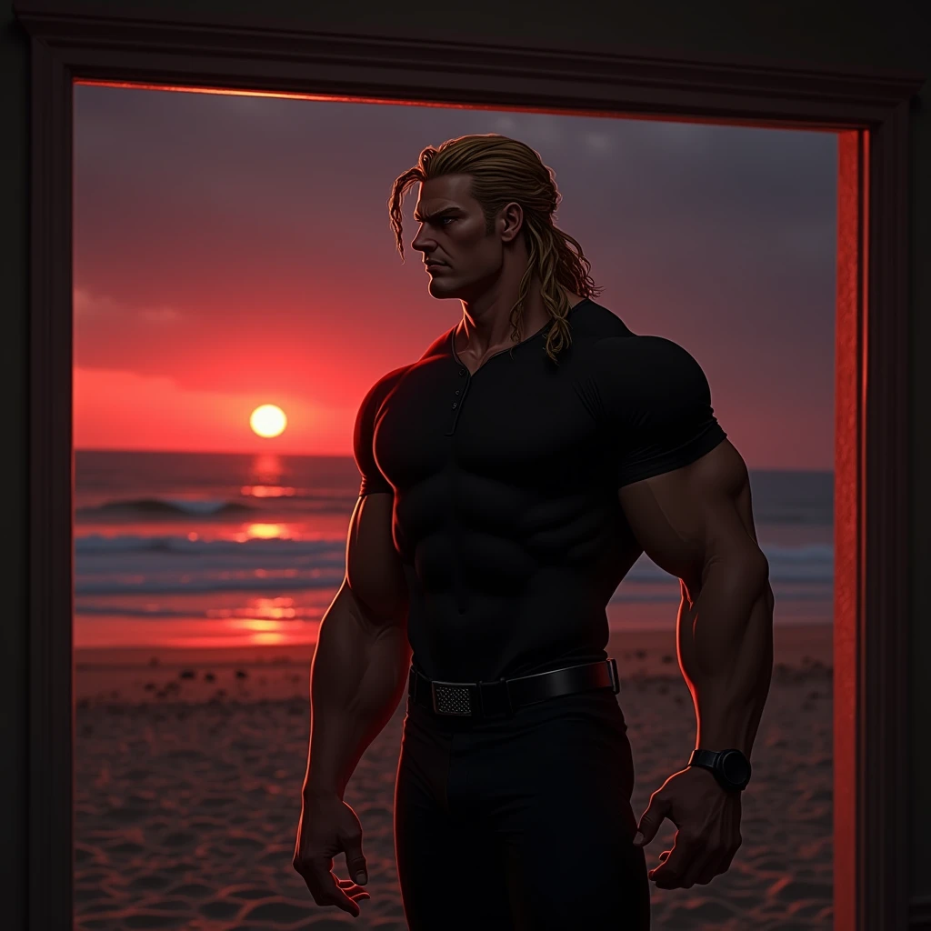 1 strong man, alpha, Cao Cao, blondie hair, 30years, comely, twilight style.
