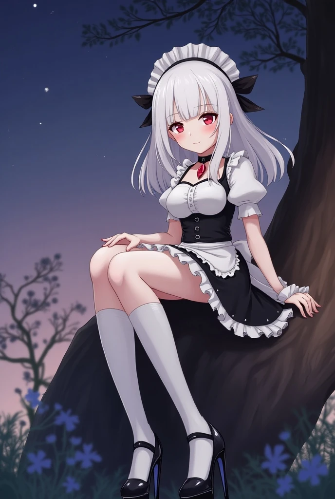female furry, 1girl, white fur, ultra cute face, mature, white short hair, white furry ears, red eyes, (((feminine black goth dress))), fishnets, glowing eyes, beautiful lights and shadows, ambient light, (((ultra detailed fur))), volumetric light, grassy field, bending over, (((strong winds lift her skirt up))), (((upskirt))), black skirt, laying down on grass, presenting pussy, wet pussy, legs spreading, white tail, pouting, nsfw, from above pov, male POV, wrists pinned down, penis, penetrating, moaning