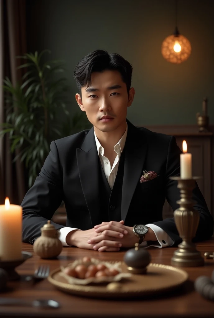 (8k, RAW photo, best quality, masterpiece:1.2), (realistic, photo-realistic:1.3) view from side, a chinese midage man,taste tea in countryside,luxury clothes,cool eyes,looking at viewer,tea cup,tea pot,
bamboo,lantern,porcelain, outdoor, half-body, detailed face, perfectly shaded, sunny,cloud in the sky, atmospheric lighting, deep depth of field,upper body, sharp-focus, volumetric lighting,intricate,elegant, sharp focus. <delta:lesileC.delta:0.7> lesileC, <lora:Gaoqiqiang_v10:0.9>
