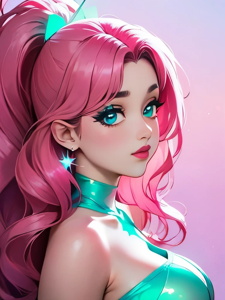 very beautiful and aesthetic, raw photo, realistic, score_9, score_8_up, score_7_up, score_6, score_5, score_4, rating_safe, dark theme, 1girl, A woman with fiery red hair styled in a messy pixie cut, a few strands playfully escaping across her forehead, grins infectiously at the viewer. Her bright green eyes sparkle with laughter, crinkling the corners with amusement. A scattering of freckles dances across the bridge of her nose, dusted with the golden light of the setting sun. The energy and joy radiating from her seem to crackle through the canvas.