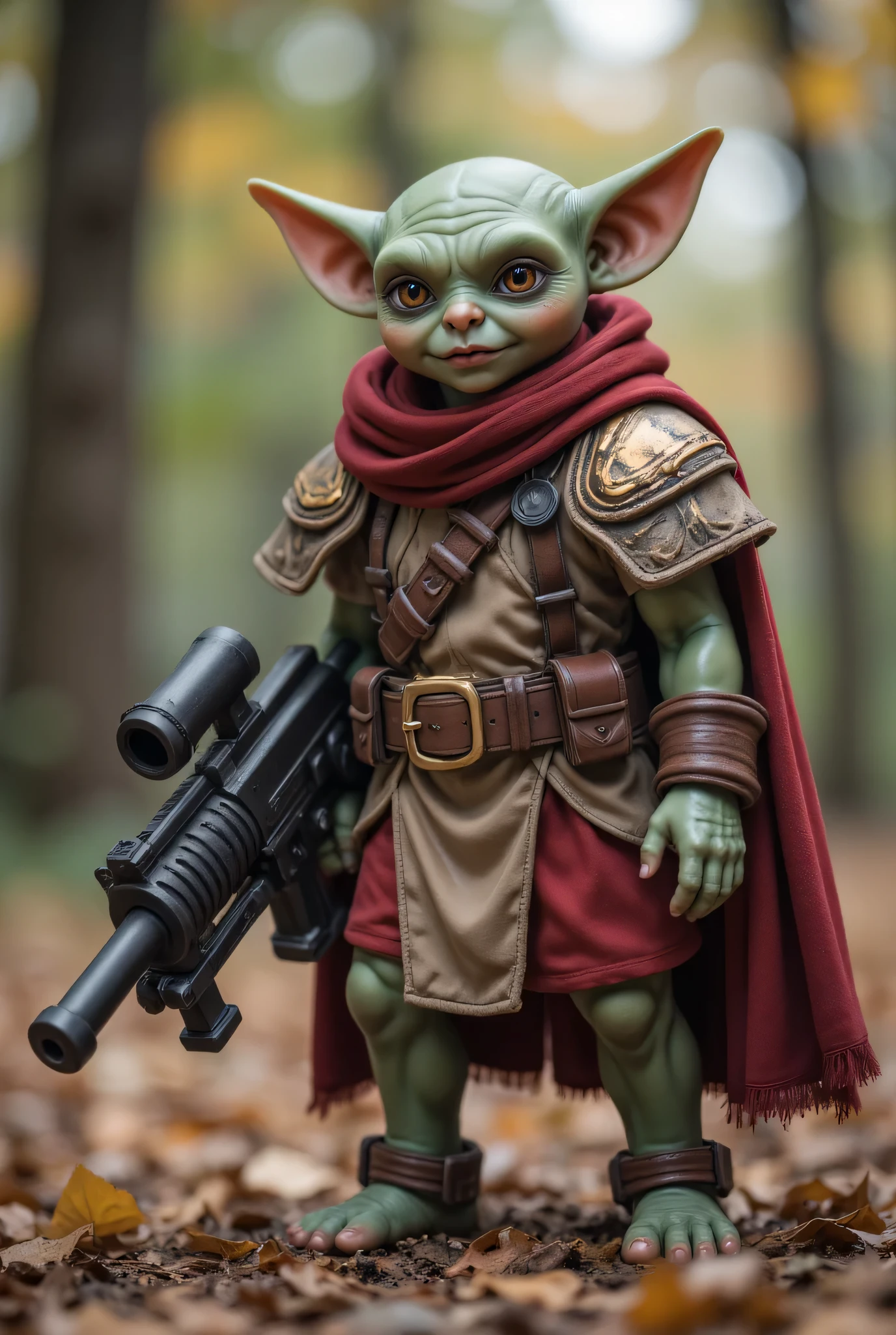 CuteSmallGoblin controls a large weapon and the scariest killing machine