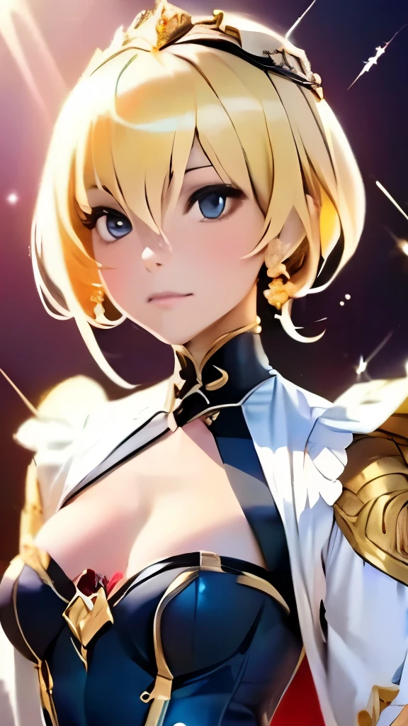of the highest quality, masterpiece, A girl, alone, big chest, detailed face, Microvestido, (dorado), ((tight)), blush, eyelash, pecho's cleavage, belly button, facial focus, evil smile, smile, corruption, (o ring), (Shiny and gossy tanned skin:1.2), choker, jewelry, earrings, collar, Knee High Socks, arms at the sides, Elbow slot, In the office in the background, evening,eyes are hearts.、((Ahegao))、crouched、((Leg separation))、stiletto heels、((Front view))、in front of the viewer、((Partizambo))、chubby