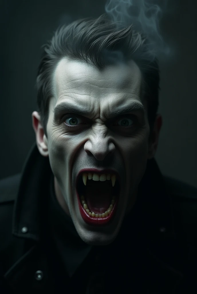 score_9, score_8_up, score_7_up, score_6_up, score_5_up, score_4_up, BREAK 1boy, evil vampire, blood, fangs, glowing-neon-red-eyes, pale skin, menacing, (open mouth), fantasy, ink splatter background, (dark background:1.1), heavy ink, (sketch:1.1), watercolor \(medium\), red side lighting, <lora:Shinkawa_Youji_PonyXL_style_v01:0.8> <lora:lukethighwalkerneonponyv7:0.4>