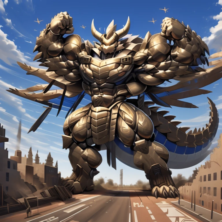 (masterpiece. official art. 8k. best quality. detailed full body. full body.)
- The as big as a building Exoskeleton demon lord dragon batzz in the small street
- Exoskeleton demon lord dragon batzz
- massive:3.0,Big Muscle:1.1(heavyweight,strong,macro,Emphasize huge size, Stepping on the ruins), background((the collapse building,raising little spoke,the little sparks,the rift in the road)),high angle perspective.
- dominating demon lord dragon batzz. focus Colossus mechanical Muscular demon lord dragon batzz is trampling the CITY. macro. stomp. Low-angle perspective. emphasizing the immense size. The perspective is from below, emphasizing the sheer majesty and power of the Colossus. Colossus art. He is much bigger than a skyscraper. Giga Colossuss. micro soccer field. looking down.
- Spread wings. It has wings. black have big wings. The claws are sharp. Sharp teeth.5 toes.