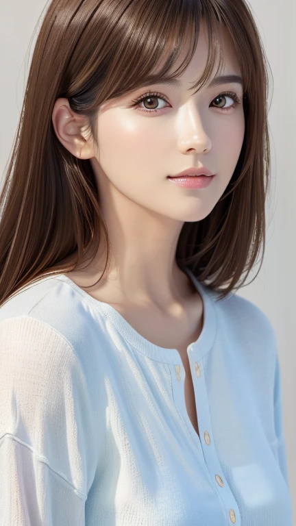 (Representative works:1.3)、(8k、Realistic、RAW Photos、Best image quality:1.4)、(30 year old mature woman)、Small face、Beautiful Face、(Realistic Face)、No makeup、Natural Makeup、light makeup、 (Dark brown hair)、Beautiful hairstyle、Realistic eyes、Beautiful details、 (Realisticな肌)、Beautiful Skin、 (Casual Fashion)、 Confused、 charm、超High resolution、Ultra-realistic、 High resolution、Golden Ratio