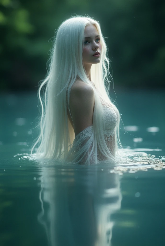 furina in a lake 