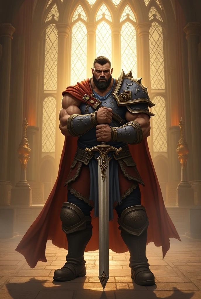 portrait of a muscular male , penis, glans, testicles, frenulum, oil painting, determined face, large shoulders,
cloak, leather gloves , medieval times, muscular man,masterpiece,best quality,detailed, beard, short hair, intricate detail,hairy, pubic hair, (looking at viewer:0.7), green eyes, dramatic lighting, volumetric lighting, underground, gloomy atmosphere,
, <lora:128dimTurbomaleV7_128:1> <lora:APL_T2_L-000009:.42>