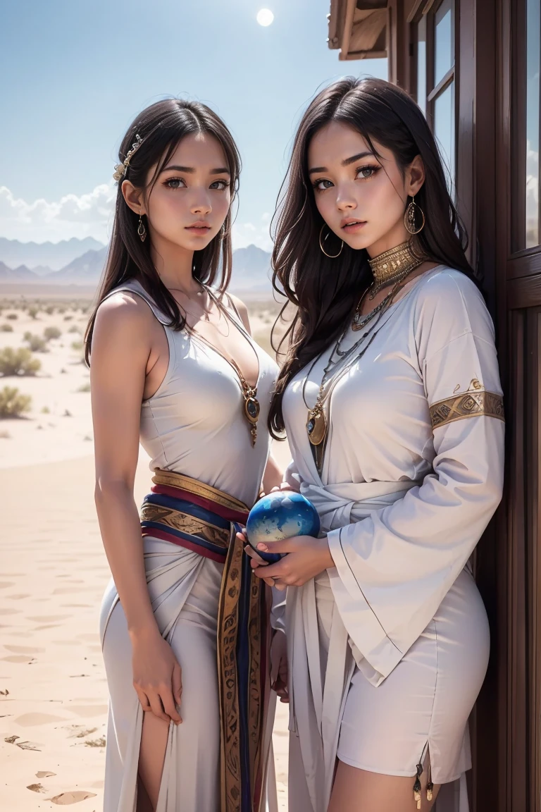 photo portrait of a pretty woman in the dark resets of the Red desert rock formations of Utah, 18 years old, round pupils, soft loving tender gaze, slightly opened lips, endomorphic female body, a-cup breasts, navel, swaddled in a thin diaphanous clothe, loincloth, iron jewels, primitive iron necklace, iron bracelets, cornea reflections, (veiny sclera:0.8), detailed skin texture, skin pores, skin fuzz, peach skin, vellus hair, translucency, subsurface scattering, skin bump, goose bump, detailed body, detailed face, detailed eyes, depth of field, (exquisite natural backlighting:1.4),