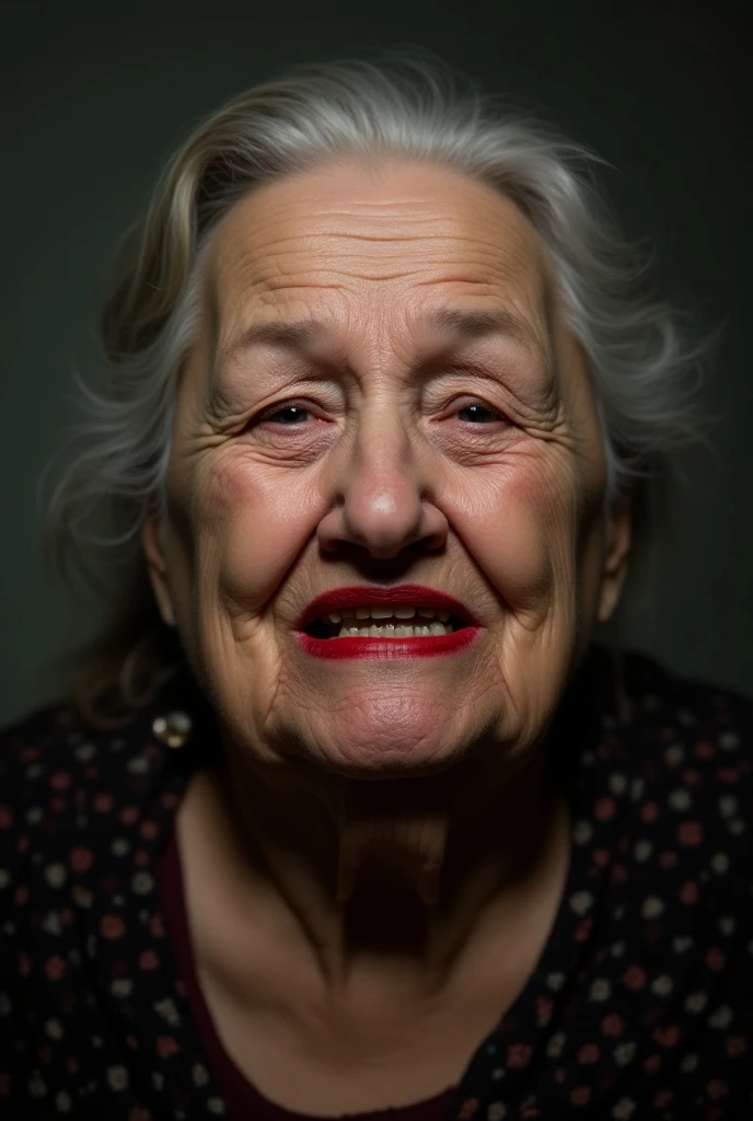 a photo of Grandma zombie, portrait,  beefy, studio lighting, hdr, z4mbi portrait  <lora:ZombiePortraitXL_v1:0.6>