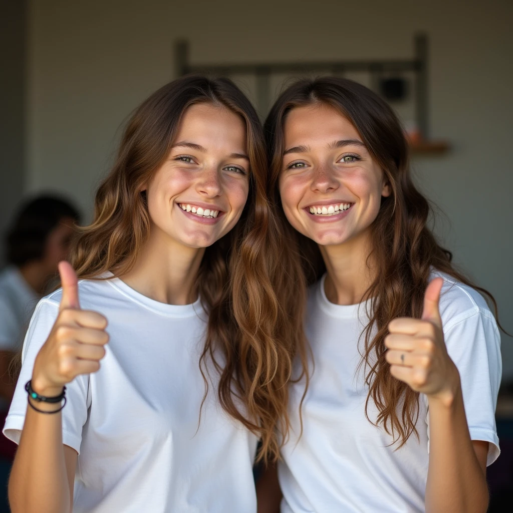Create a poster of friend now of older age remembering their childhood time in school happily and laughing together in english