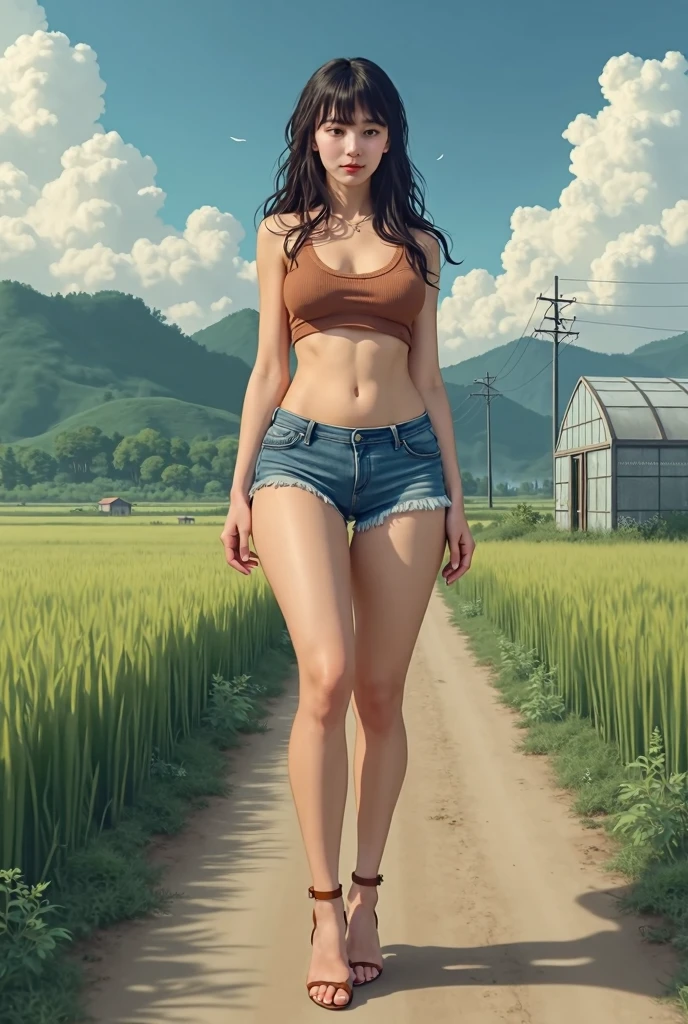 One of the Reikos appeared naked in the park.。And then she started peeing with her legs spread apart.。