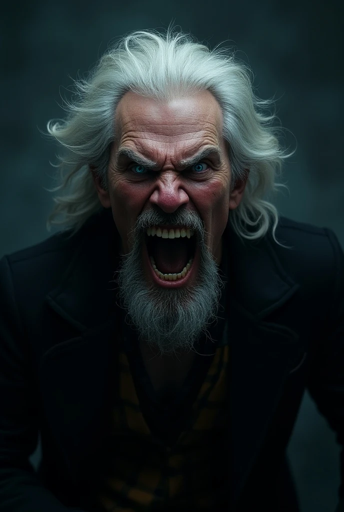 there is a man screaming, a painting of a character in a court room environment, a character portrait, artstation hd, detailed painting, photo taken with provia, kodak portra, film grain, featured on unsplash, film grain, cinematic view, photo taken with provia