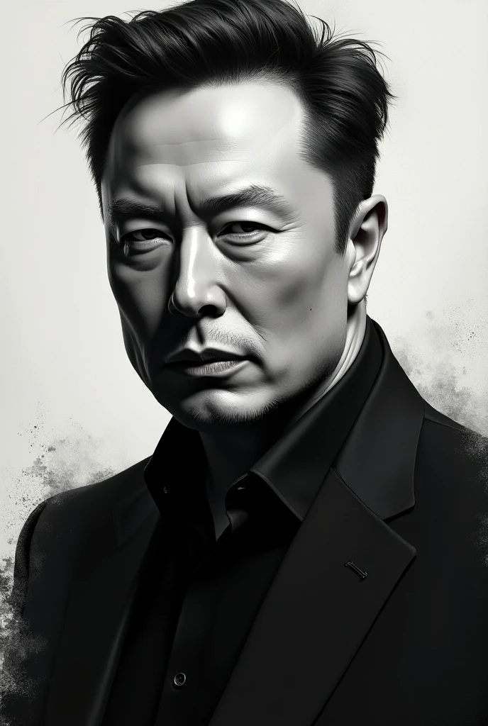 A charismatic 40-year-old Chinese, Have a very well-fitting body. He has short black hair and a shaved beard. He wears a tight office uniform.