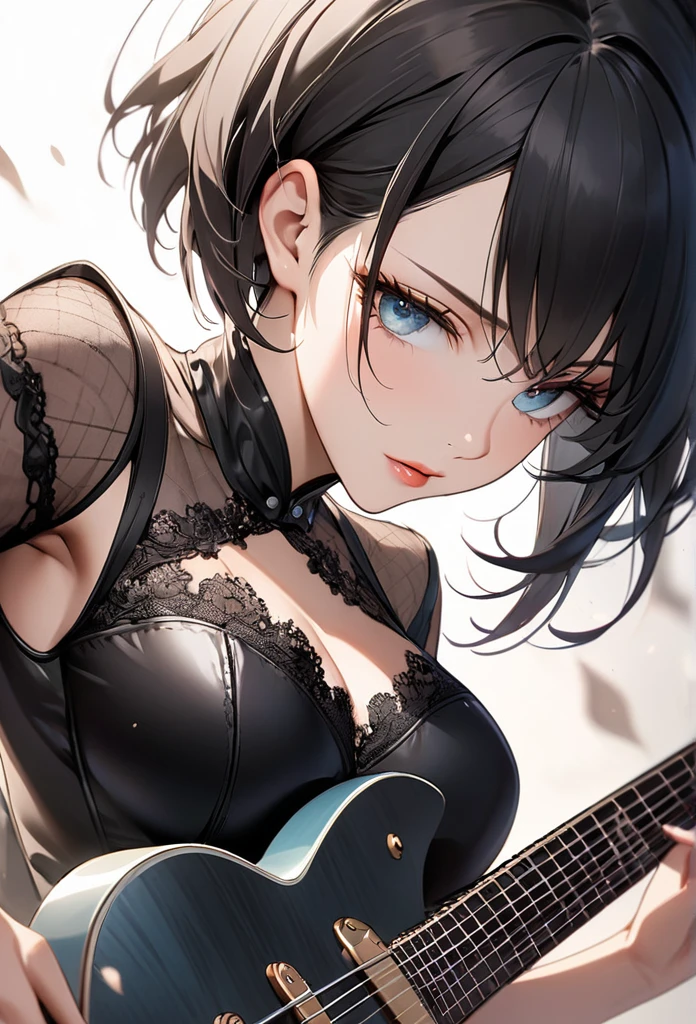 (8K, Best Quality, masutepiece:1.2)、超A high resolution、1 16-year-old female、((((long tongue))))、((Bra and panties)),((A black ))、Detailed body,Detailed face、Deep and detailed eyes、 Black hair、long,Blunt bangs,(sharp eye:1.2),(scowl:1.1),(Look at your audience with a stern eye:1.5),(Biting your own lip:1.1),(angry:0.9),show the grinps、nose blush,(Shameful things:1.2), Surprised、独奏、a room
