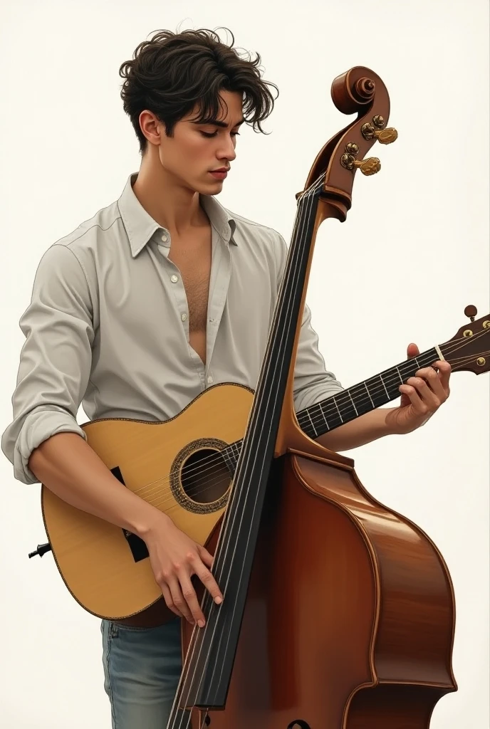 boy with bass naked gay