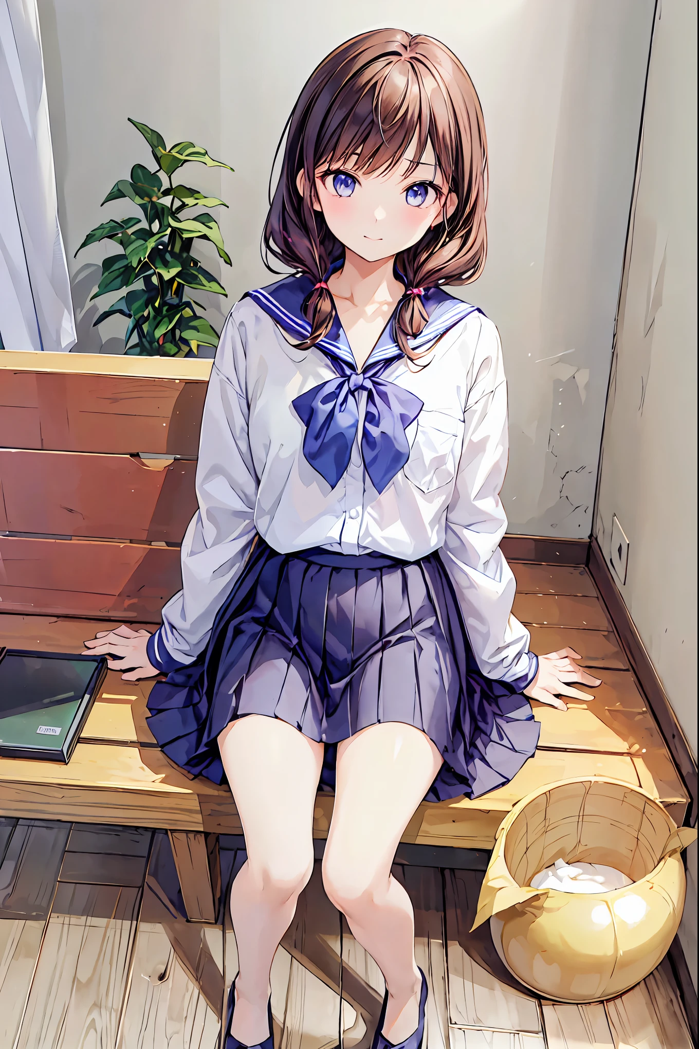 Japanese high school  girl，JK school uniform