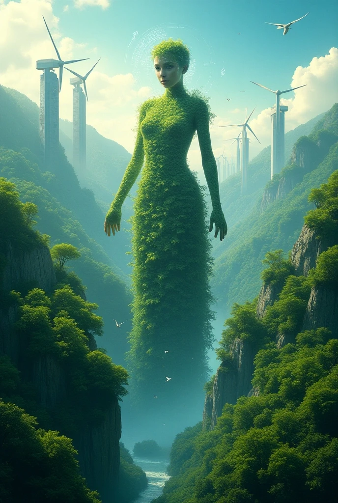 colossal statue of a woman made of drath covered on a plaza, concrete buildings, ivy, bushes, trees, fog, mist, in the style of Jack Kirby, in the style of alphonse mucha, <lora:dryearth:1> <lora:EnvyReclaimedBrutalismXL01:1> reclaimed brutalism <lora:EnvyBetterHiresFixXL01:1>, (masterpiece:1.2), best quality, (hyperdetailed, highest detailed:1.2), high resolution textures