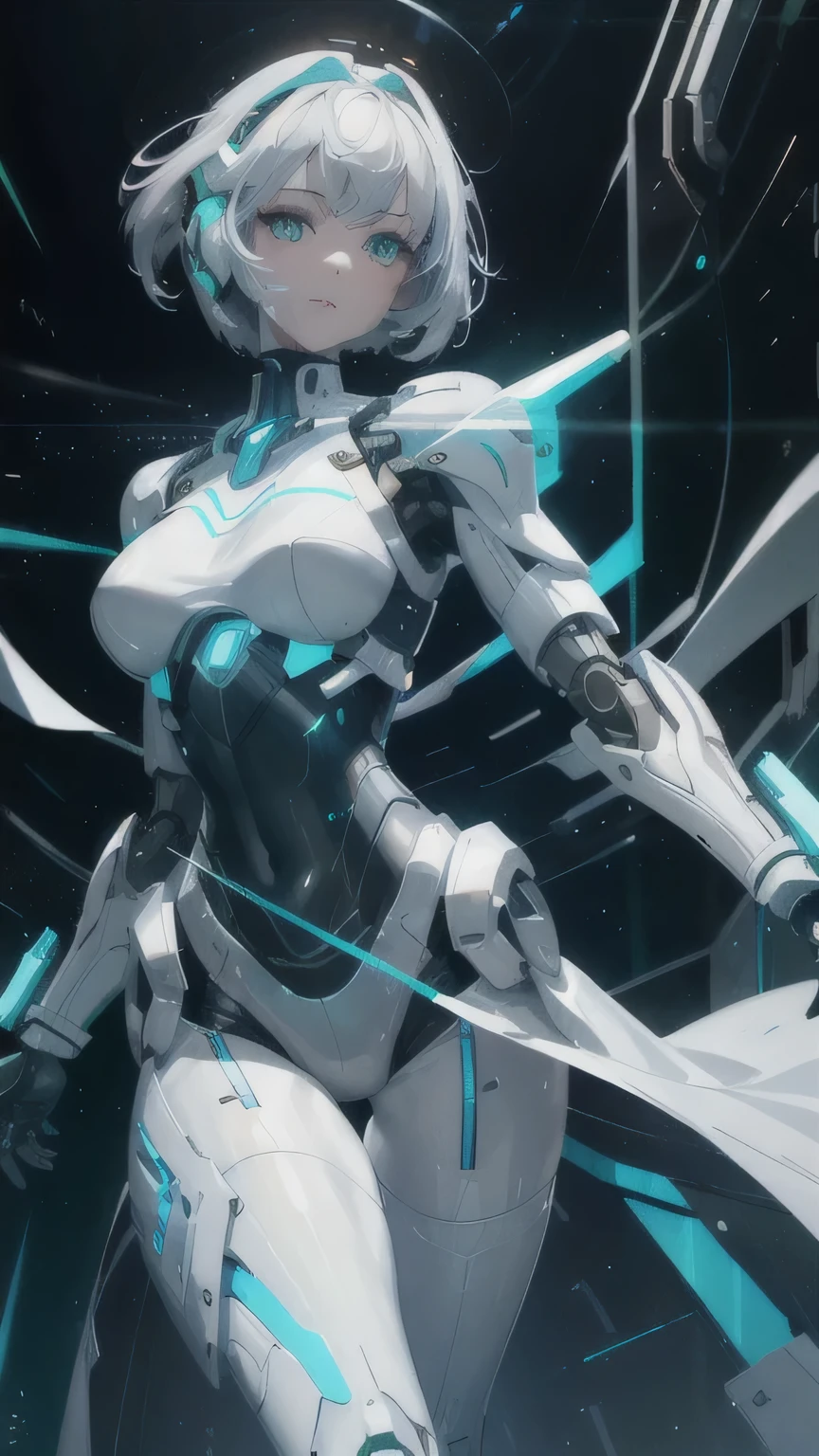 masterpiece,
 Female androids charging,
 All of their faces are beautiful human faces.,
 All of the bodies have their internal skeletons exposed except for their faces.,
 All heights and eye colors、The internal skeleton has different colors,
 Some of them are charging and their eyes are lit up.,
 group,
 Multipose,
 Full Body Shot,
 Everyone is concerned about the charging port at the bottom,