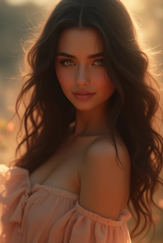 (best quality,4k,8k,highres,masterpiece:1.2),ultra-detailed,(realistic,photorealistic,photo-realistic:1.37),portraits,Latina,girl named Larissa Tysson Katey Dovreb,25 years old,beautiful detailed eyes,beautiful detailed lips,extremely detailed eyes and face,long eyelashes,bare breasts,huge breasts,perfect breasts,naked,natural lighting,soft colors,subtle shadows
