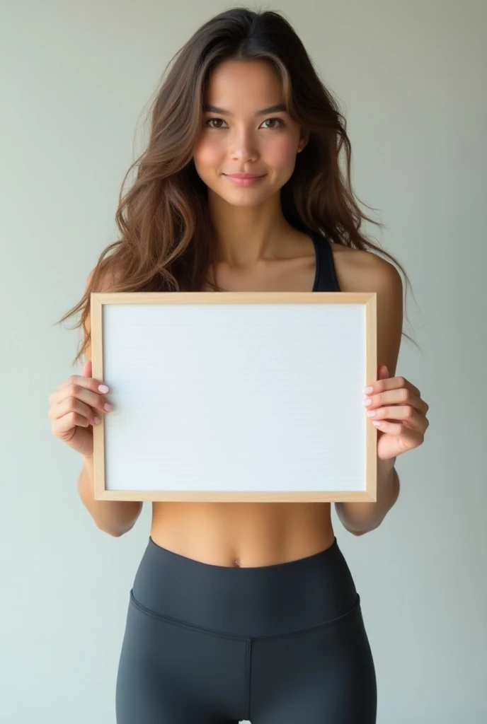 photograph, cowboy shot, woman holding A4 paper in front of waist doing a4 waist challenge, smiling beautiful Japanese female nurse wearing nurse uniform, slim hourglass figure, tiny narrow waist, beautiful detailed face, black hair, pale skin, fair skin, realistic skin, detailed cloth texture, detailed hair texture, Perfect proportion, Anatomically correct, Highly detailed face and skin texture, private modern hospital room, looking at viewer, asian face , perfect anatomy, realistic