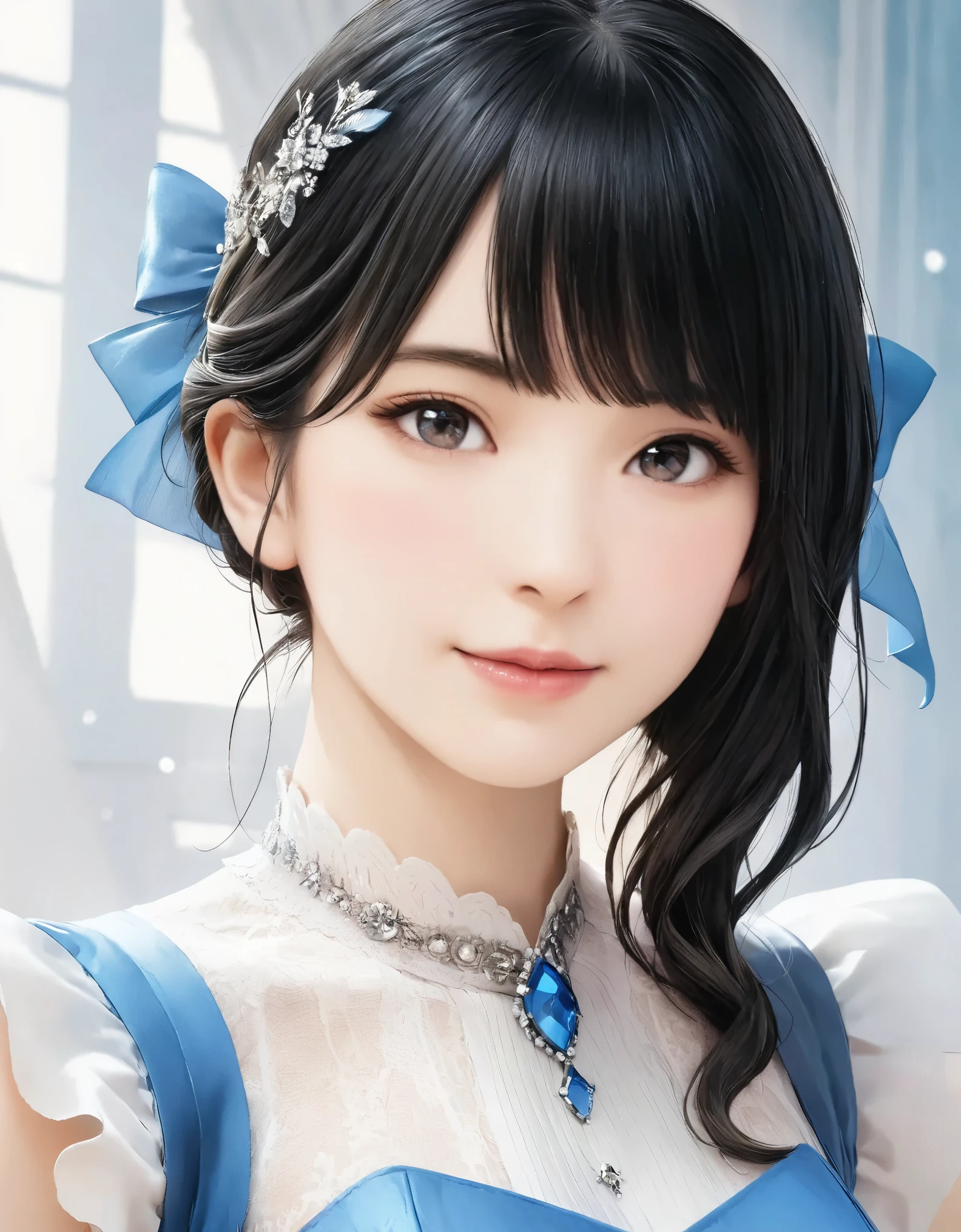 (best quality, 8k, high resolution:1.2), 1girl, Cinderella, upper body
