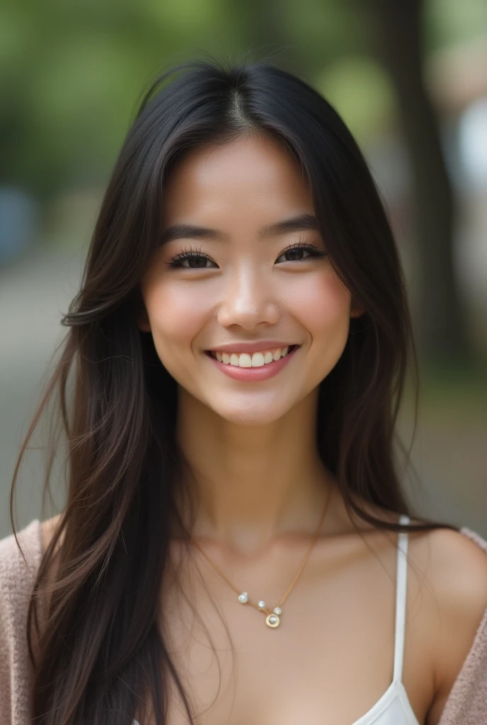 Japanese ),((nude)),((beautiful girl)),An expression that imagines something pleasant:1.2,(perfect body beauty:1.2),((perfect body)),(shy smile),beautiful teeth,