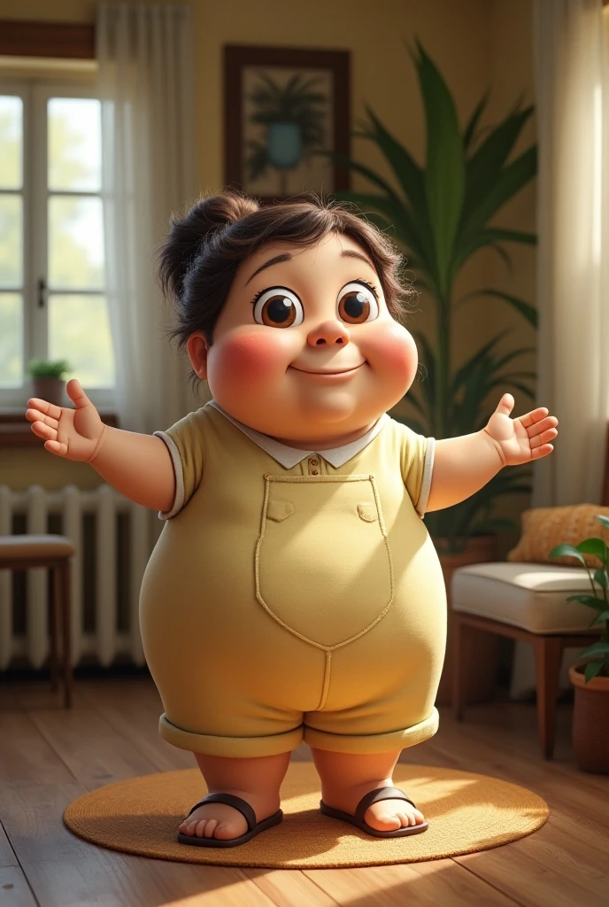 Fat obese gluttony 7 girl pixar animated