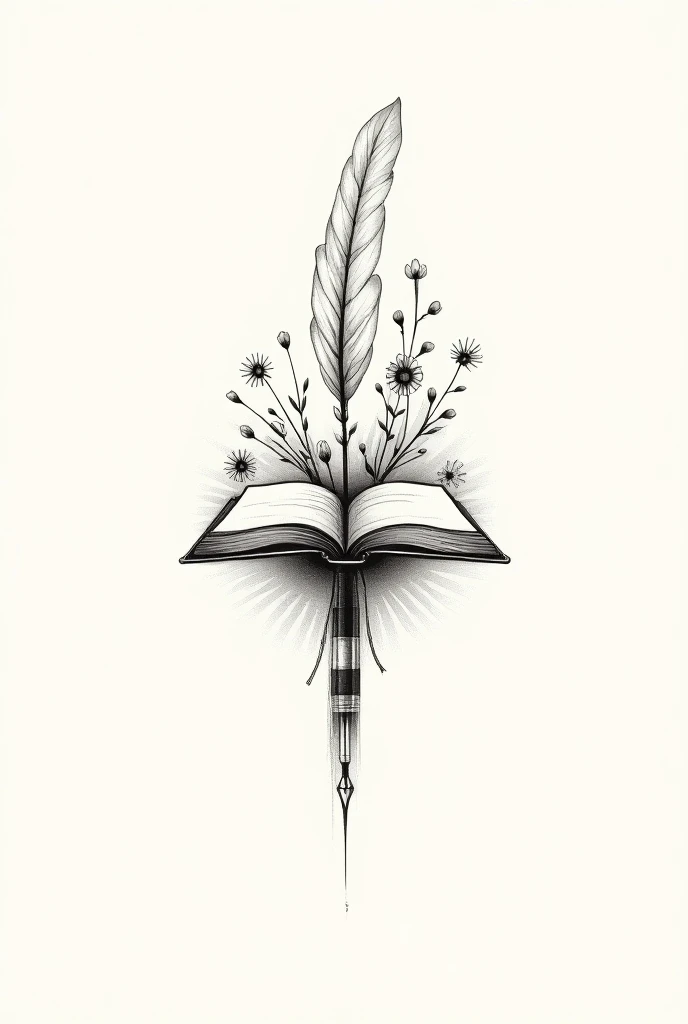 Generate an instagram profile picture for an author. Dont use a face instead make something realted to books