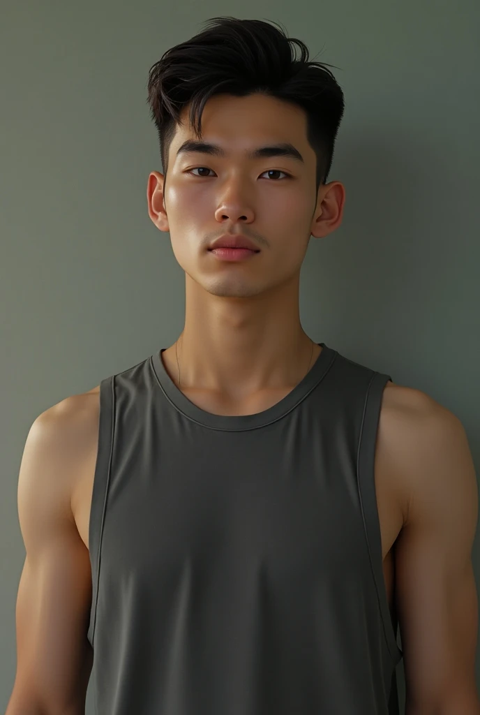 Create an image of a naked young Asian man 