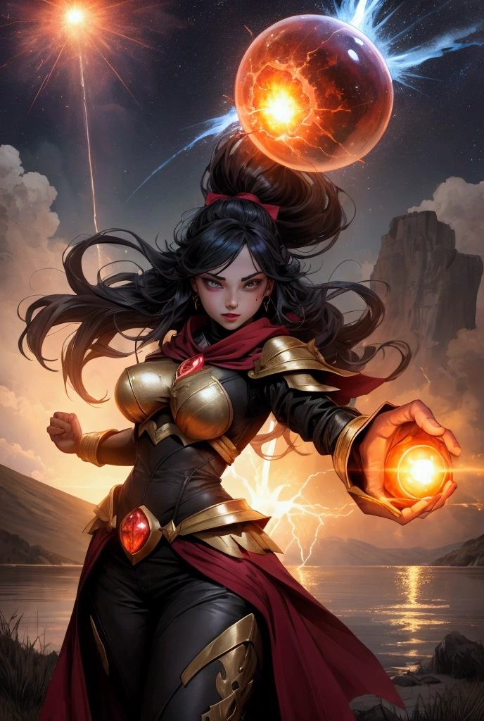 Certainly! Let’s imagine Hector and Lara Lunardi stepping into the electrifying world of WWE 2K24! 🤼‍♂️🌟

Title: “Cosmic Showdown”

The cosmic arena trembles as stardust swirls. The crowd roars, galaxies colliding in anticipation.

Hector “Comet Crusher” Lunardi

Entrance Theme: “Nova Ignition”
Signature Move: Cosmic Slam
Catchphrase: “From the far reaches of the cosmos, I bring celestial fury!”
Hector strides down the ramp, his cape shimmering like a comet’s tail. His eyes blaze with cosmic fire.

Lara “Nebula Dynamo” Lunardi

Entrance Theme: “Stellar Serenade”
Signature Move: Galactic Spin
Catchphrase: “In the dance of stars, I find my power!”
Lara pirouettes into the ring, her cosmic ballet captivating the audience. Nebulas swirl around her form.

Cosmic Clash: Hector vs. Lara

The bell tolls, and the universe holds its breath.

Hector grapples with the force of collapsing stars, muscles rippling.
Lara counters with a nebula-powered kick, leaving trails of light.
They soar through the air, defying gravity, their love story woven into every move.

Finisher: Celestial Fusion

Hector and Lara lock hands, energy surging between them. They lift their opponent high.

Hector’s comet-infused strength combines with Lara’s nebula grace.
The canvas cracks as they slam their foe down—a cosmic collision!
The crowd erupts, stars twinkling in approval.

Victory Pose: Cosmic Embrace

Hector and Lara stand victorious, their love transcending dimensions.

Hector whispers, “Together, we’re unstoppable.”
Lara laughs, “Our hearts, a supernova.”
And the cosmic crowd chants their names: “Hector! Lara! Lunardi!”

Feel free to add more cosmic twists or create rivalries with other WWE superstars! 🌠👊✨