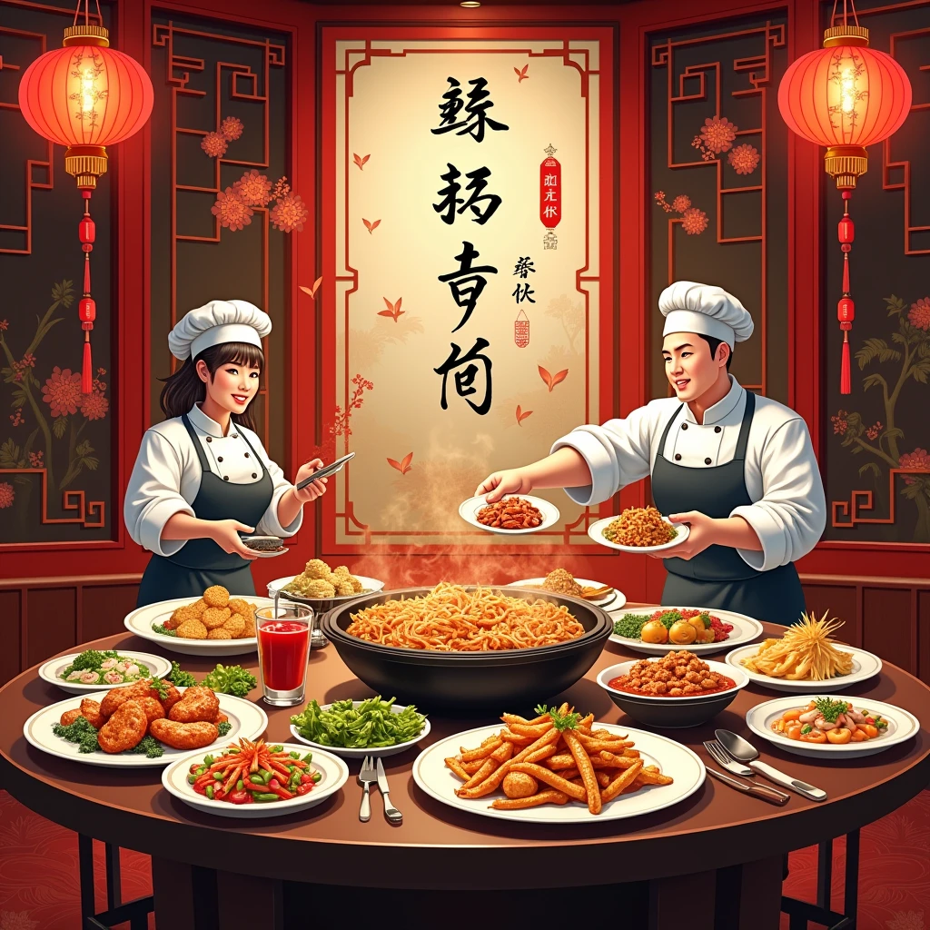 Neat arrangement of Asian cuisine.

dynamic movement, full body, photorealistic, Professional, perfect composition, intricate details, ultra-detailed