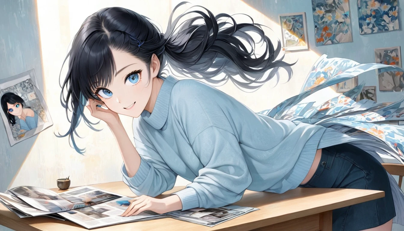 (masterpiece,best quality:1.2),(highres:1.1),(Highest picture quality),(master's work),facing viewer,dynamic angle,sky,cloud,
(1loli,solo focus:1.4),cute,ornament,(jewelry:0.75),(blush:0.9),(strap:0.9),barefoot,
living room, couch, window, curtains, dappled sunlight, potted plant, table, cabinet,bookshelf, desk lamp,
ahoge,(disheveled hair,long hair,ruby hair,blue colored inner hair,shiny hair,shiny skin:1.1),