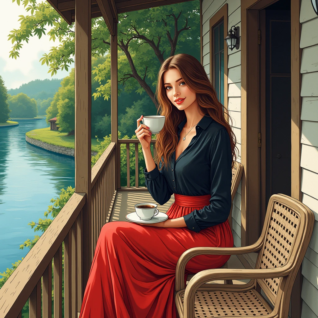 Capture the intimate moment of a couple sitting side by side inside a train compartment. They are positioned near a large window, gazing into each other's eyes with affection. Their hands are gently intertwined, conveying a deep connection. On the table between them, there are two drinks, adding a touch of elegance to the scene. The background showcases the passing landscapes, enhancing the sense of adventure and romance. The couple should be portrayed as genuinely happy and engaged in each other's company. The lighting should be warm and soft, creating a cozy atmosphere. The train window should provide a glimpse of the outside world, showcasing a picturesque landscape or an iconic landmark, ultra details, 8k resolution, masterpiece,