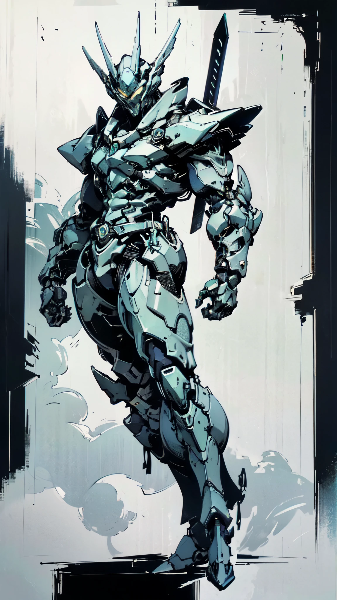 <lora:Shink4wa:1.1>,Shink4wa,dynamic lines,intricate details,and the interplay of light and shadow to create a sense of depth and atmosphere,soldier man,holding a gun,concept art,masterpiece,best quality,