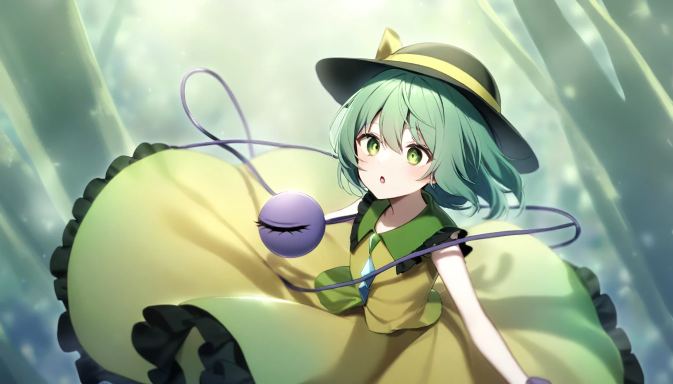 Koishi Komeiji　 yellow clothes 