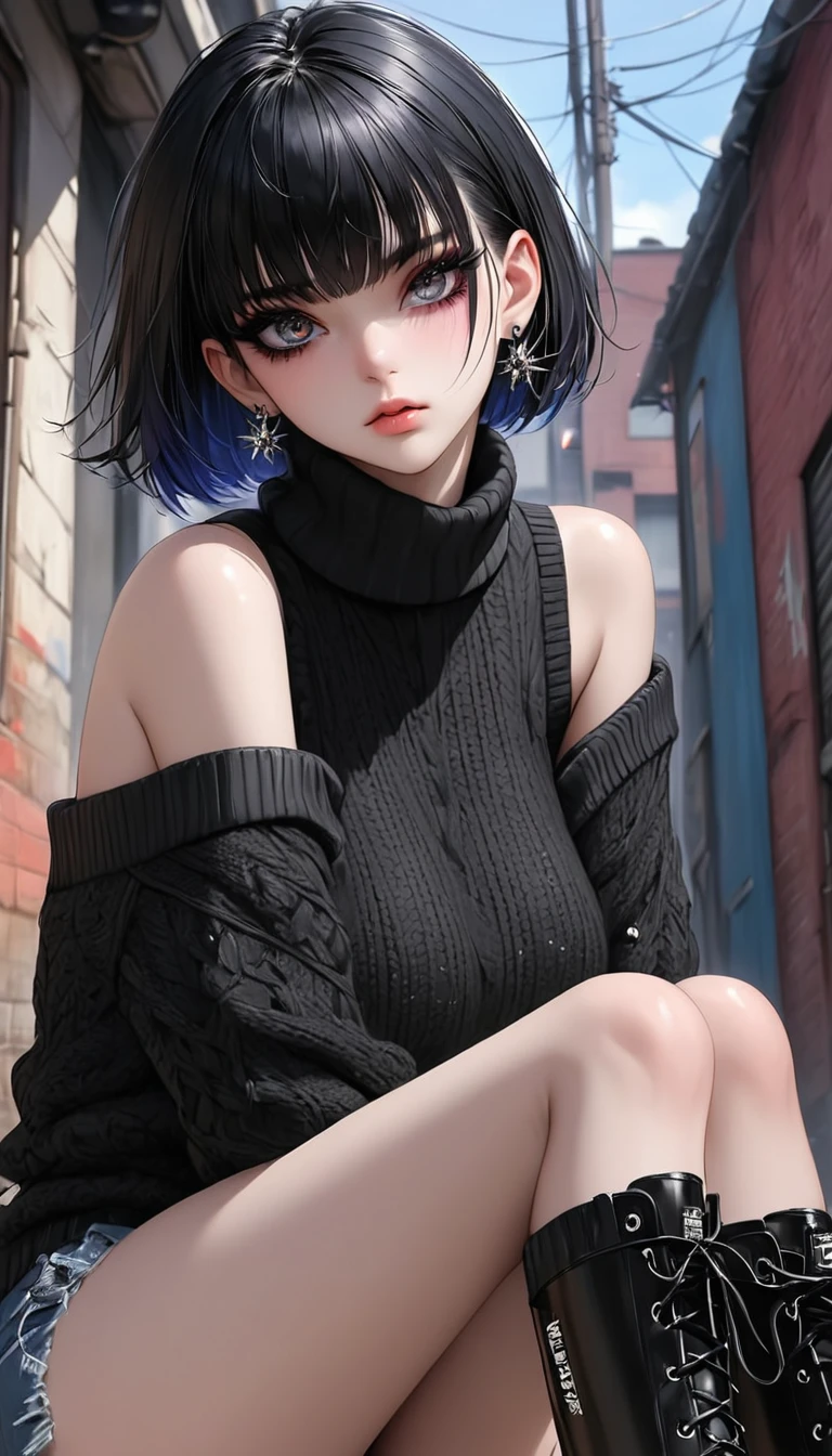 Ai Hoshino with short hair