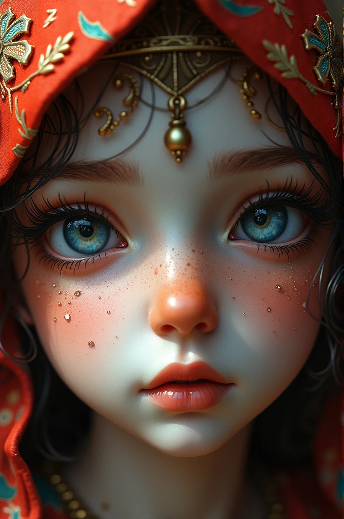 beautiful daughter of severus snape, 1,(1loli:1.5),13-year-old:1.5,teenager,tomboy,Libido girl,Female physiognomy,witch, (drack archer), little girl(((little girl, only,,1girl,female gender))), ((blackhair:1.5,short detailed hair,short dark hair with a braid,braid adorned with red flowers)),(((green_eyes:1.3))),intricate eyes,beautiful detailed eyes,symmetrical eyes,big eyes:1.5,child's chest,((girl body,a little chubby,good anatomy,accurate body proportions,detailed body for young girl:1.3,))), crying,(nsfw), (short turquoise mesh skirts),((brown wolf fur coat)),(bandages on his hands),(moon earrings),((turquoise panties with a wolf fur sarong brown)),(tiny bulge on panties),(ornamental bandages on his chest and arms),(((slave collar,Long chain leash connected to her collar,shackles))),(((torn clothes:1.5,intricate outfit,intricate clothes))), (dynamic pose:1.0),embarrassed,(centered,scale to fit dimensions,Rule of thirds), ((deep in the dark cave)),scenery:1.25,((intricate scenery)),((deep dark cave in the background)), (Glossy tribal ornaments),highres,sharp focus,(ultra detailed,extremely detailed),(photorealistic artwork:1.37),(extremely detailed CG unity 8k wallpaper),(((vibrant colors,vibrant theme))),(intricate),(masterpiece),(best quality),artistic photography,(photography taken by sldr),(intricate background),perfect rendered face,perfect face details,realistic face,photo realistic,((intricate detail)),(((realism))),