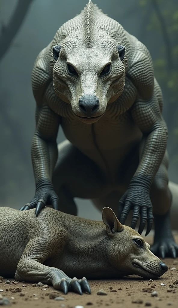 ((((feral dog, realistic feral dog, dragon on dog)))), (((duo, on fours, realistic dog face))), ((((feral, doggystyle, sex from behind, hold arms down, hold head down, grabbing, pressing, anal, front view, excessive feces, back legs lift off the ground)))), ((((extreme detailed fur extreme detailed skin)))), ((((detailed sweat, sweat drop)))), detailed, detailed dragon head, detailed dog head, detailed penis, detailed balls, Amazing Details