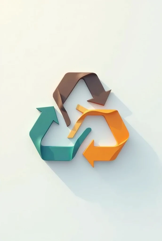 Create a 2d logo for reuse reduce recycle which is out of the box and ...