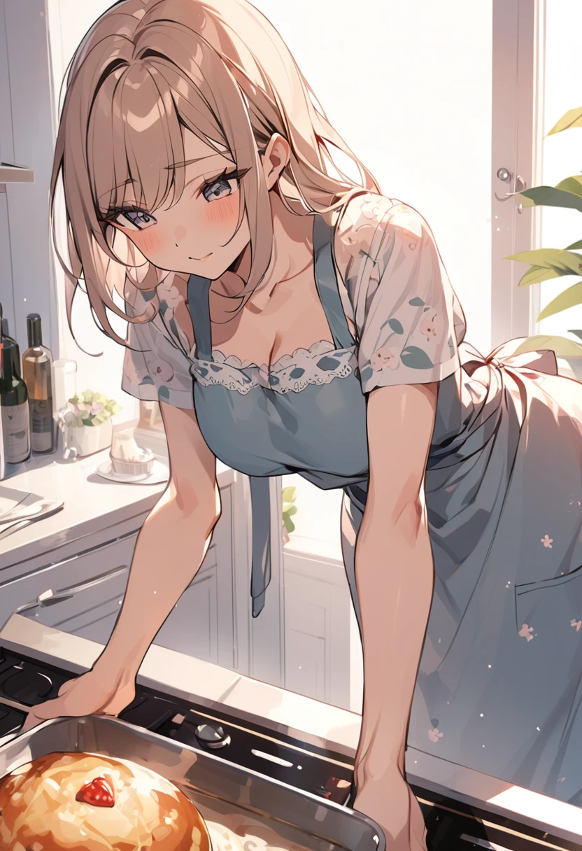 (masterpiece:1.2, highest quality), (realistic photo:1.4), beautiful illustrations, (natural side lighting, movie lighting), nsfw, retrospective shot of rear loam, angle from below, low angle, from behind,
beautiful hair, beautiful face, detailed and beautiful eyes, beautiful clavicle, beautiful body, beautiful breasts, beautiful thighs, beautiful feet, beautiful fingers,
looking at the viewer, 1 girl, high school girl, (perfect anatomy, anatomically correct, super detailed skin), cute symmetrical face, baby face, perfect face, perfect eyes,
(long hair, haircut, hair shackles, silver hair), hair between eyes, ash green eye, big eyes, long eye lasher, (medium breasts, seductive thighs), perfect body, shiny skin, slender,
(detailed cloth texture), (yellow family restaurant uniform:1.3), apron, (skirt lift:1.4), loose and wrinkled white panties, stockings, disheveled clothes, exposed panties, (attractive ass:1.2),
(beautiful scenery), night, (kitchen, counter), standing, (embarrassed look: 1.2), (blush, humiliation, impatience, tears, embarrassing, surprised expression, expression of anger, disgusting face), full of sweat, soaking wet, flowing sperm, sperm in the ass, sperm on thigh, flowing sperm,