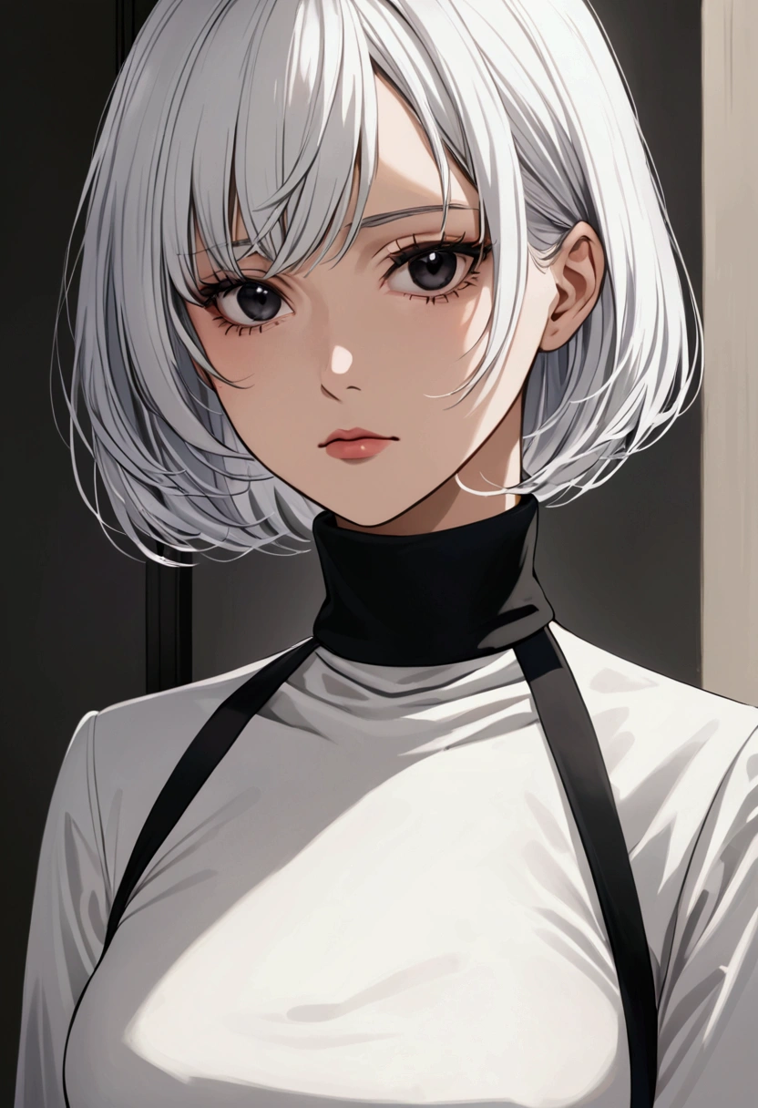 1girl,<lora:2b:0.6>, sweater,casual outfit,city style,(best quality, high quality, high resolution), ultra-detailed, highly detailed face features, absurdres