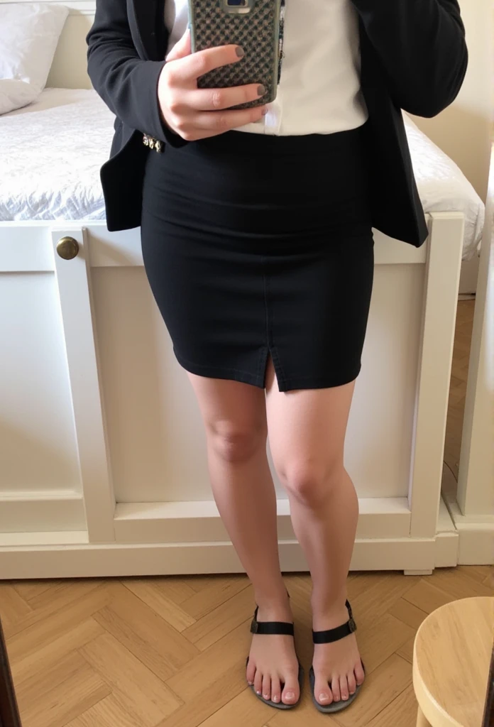 A 20-year-old girl with slim body with natural face, highlighted brunette hair is wALKING around in london. She is wearing a (( grey tight skirt:1 )), a ((black coat over)) a (( white crop top )), ((black stilettos:1)) and (( black thin pantyhose )). VERY REALISTIC EYES PLEASE, REALISM EYES), skin texture, ultra high res, (very large breasts:1.3), RAW, instagram LUT, ultra-detailed, cinematic light, side lighting, ultra high resolution, best shadow, RAW, 4k, ((masterpiece)), ((best quality)), ((intricately details)), ((ultra-realistic realism)), Ridiculous res, highly detailed, perfect body proportion, perfect eyes, (Pantyhouse:1.3), ((wide camera angle:1)) Soft light, key light, backlight, soft natural lighting, portraitprofile image, swedish, hazel eyes, realistic, post-processing, maximum detail,
