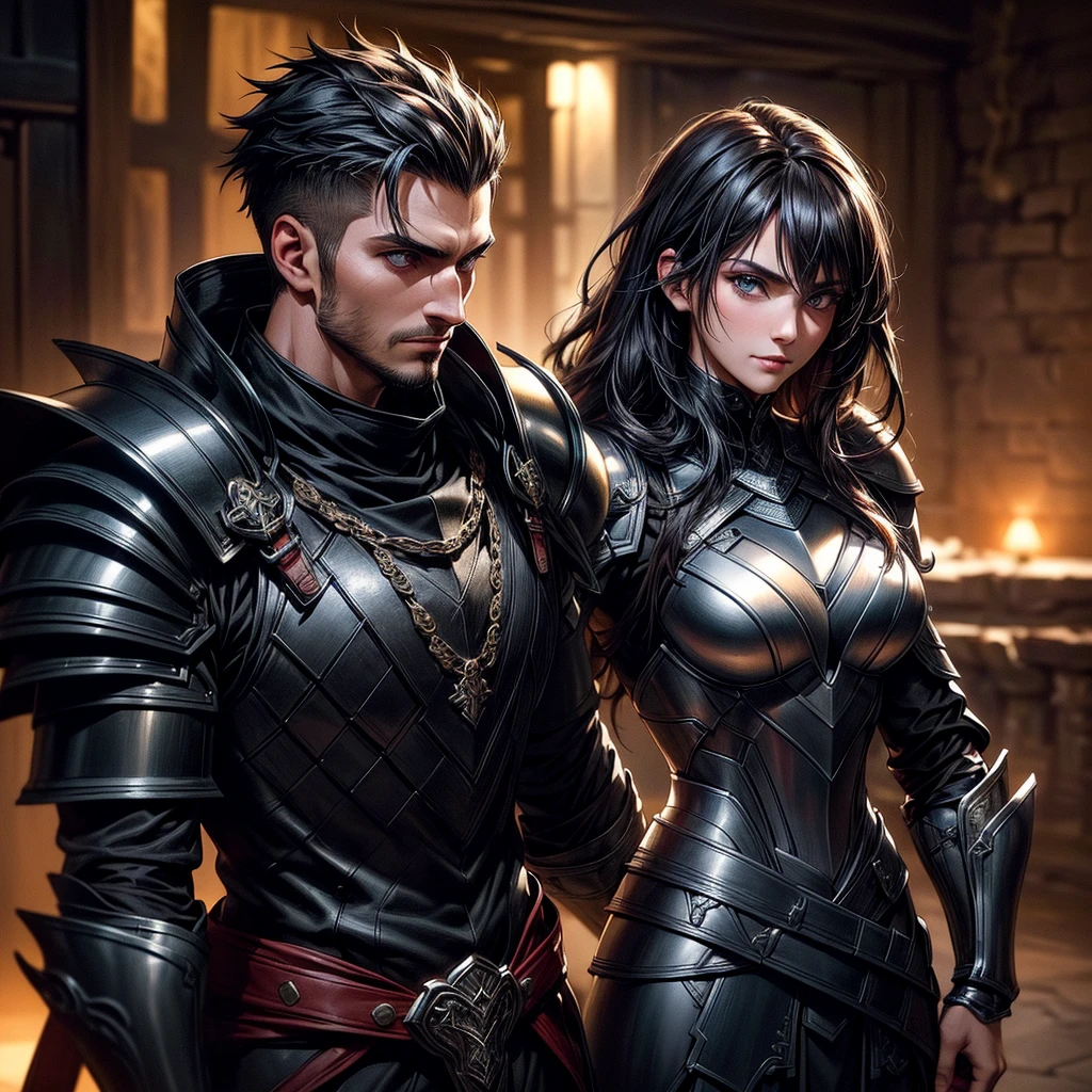 there is a man in armor kneeling down next to a warrior, fallen knight,battle scene donato giancola and tom bagshaw, gerald brom and vincent di fate, anthropomorphic raven knight, by Gonzalo Endara Crow, by Dave Dorman, frank quitely, dan mumford tom bagshaw, abaddon and magali villeneuve, artorias, ultra brightness, cinematic lighting
