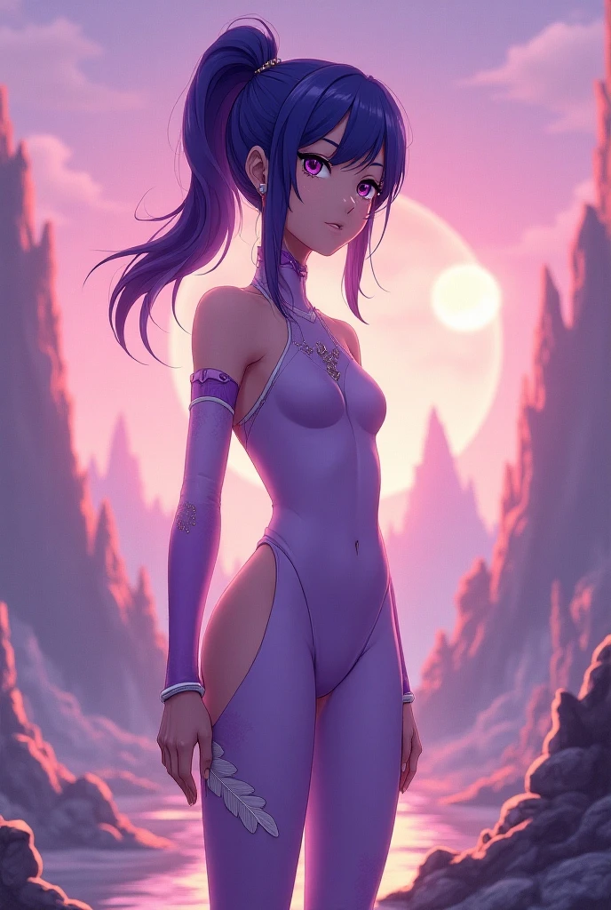 Avatar girl from the planet Navi, There is an avatar tail, Very long white disheveled hair and long bangs, beatiful face, ((sexy facial expression)), Facing the camera, Body color: blue with stripes, skin color: blau, sweaty body, Body glare, ((pretty eyes)), Cyan eyes, ((Perfect Sexy Figure)), Ideal body shapes, big thighs, ((sophisticated and beautiful)), Sexy bending down rear view of ass close-up, Background: Navi Beach, Beautiful sunset, Depth of field, ((ultra quality)), ((tmasterpiece)), Clear image, crisp details, Realistic, professional photoshoot, Clear Focus, the anime, Colorfully drawn, NSFW