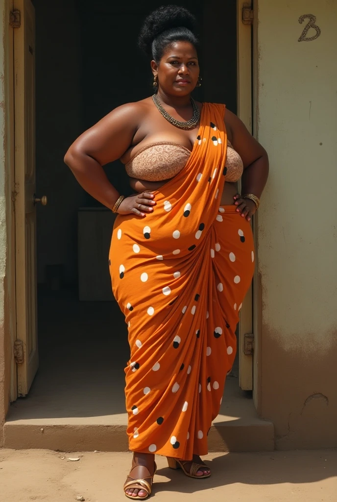 Realistic Representation of Savita bhabhi, tempting figure, sizzling hot, lonely Nextdoor aunty bhabhi , chubby aunty, profuse sweat, sweating skin, sweat dripping body makes her irresistibly hot, inspired by famous Indian adult comics by amarshrostha, Foto RAW, photorealistic, photography, full body shot, 50 years old Woman, master shot, perfect eyes, goddess like beauty, pierced eyes, perfect thick chubby mallu Desi aunty bhabhi, Wearing a Stanapatta, a chest-band.Saree model, model Photography, Indian saree shoot, Indian traditional wear advertising photography, traditional wear brand shoot, face of Indian actress Sonakshi Sinha, masterpiece, realistic, realism, incredible details,  pleasure, photorealism, detailed skin, skin pores, high contrast, photorealistic Artstation 8k HD digital art trend of high definition and detailed realistic skin texture, ultra detail, realistic skin texture, armature, best quality, ultra high definition, (photorealistic:1.4),, high resolution, detail, raw photo, sweat, Re sharp, by Lee Jefferies Nikon D850 Film Stock Photo 4 Kodak Portra 400 Camera F1.6 Lens Rich Color Ultra Real Realistic Realistic Textures Dramatic Lighting Unreal Engine Trending at Art Station Cinestill 800,(pele altamente detalhada: 1.2), 8k UHD, DSLR, soft-lighting, alta qualidade, grain of film, Fujifilm XT3,she didn't like to wear blouse or bra, she is happy to wear only saree, she hates blouse or bra, detailed hairy armpits, hyper realistic skin, skin pores, veins, wet body, hyper realistic sweaty body, sweat, veins, short hairs on armpit, stubble armpits, hyper realistic hairy armpits, low waist saree, 