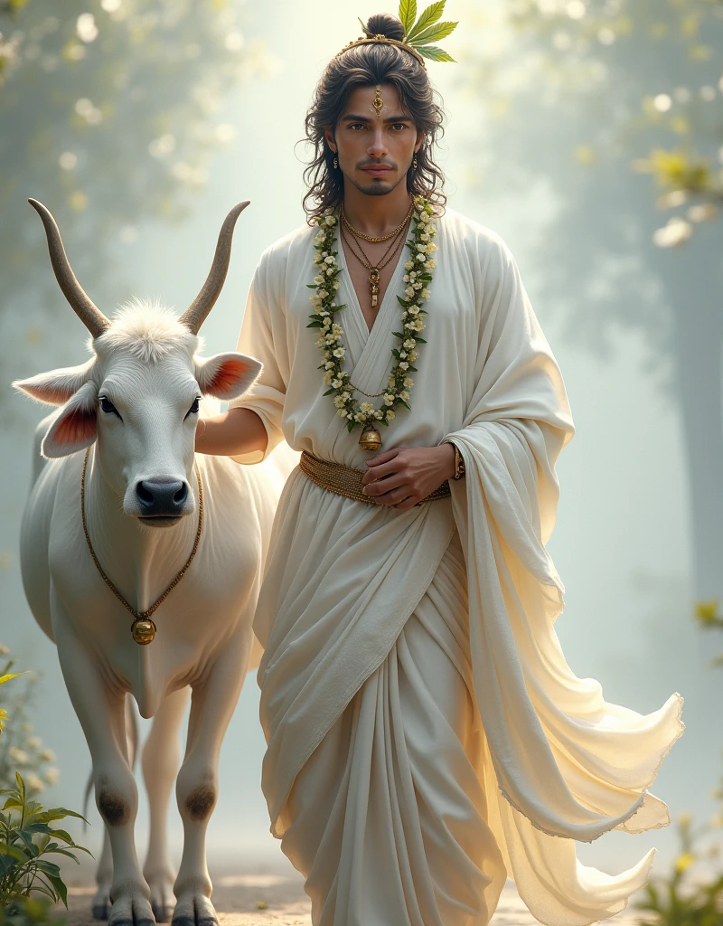 Mahadev with nandi