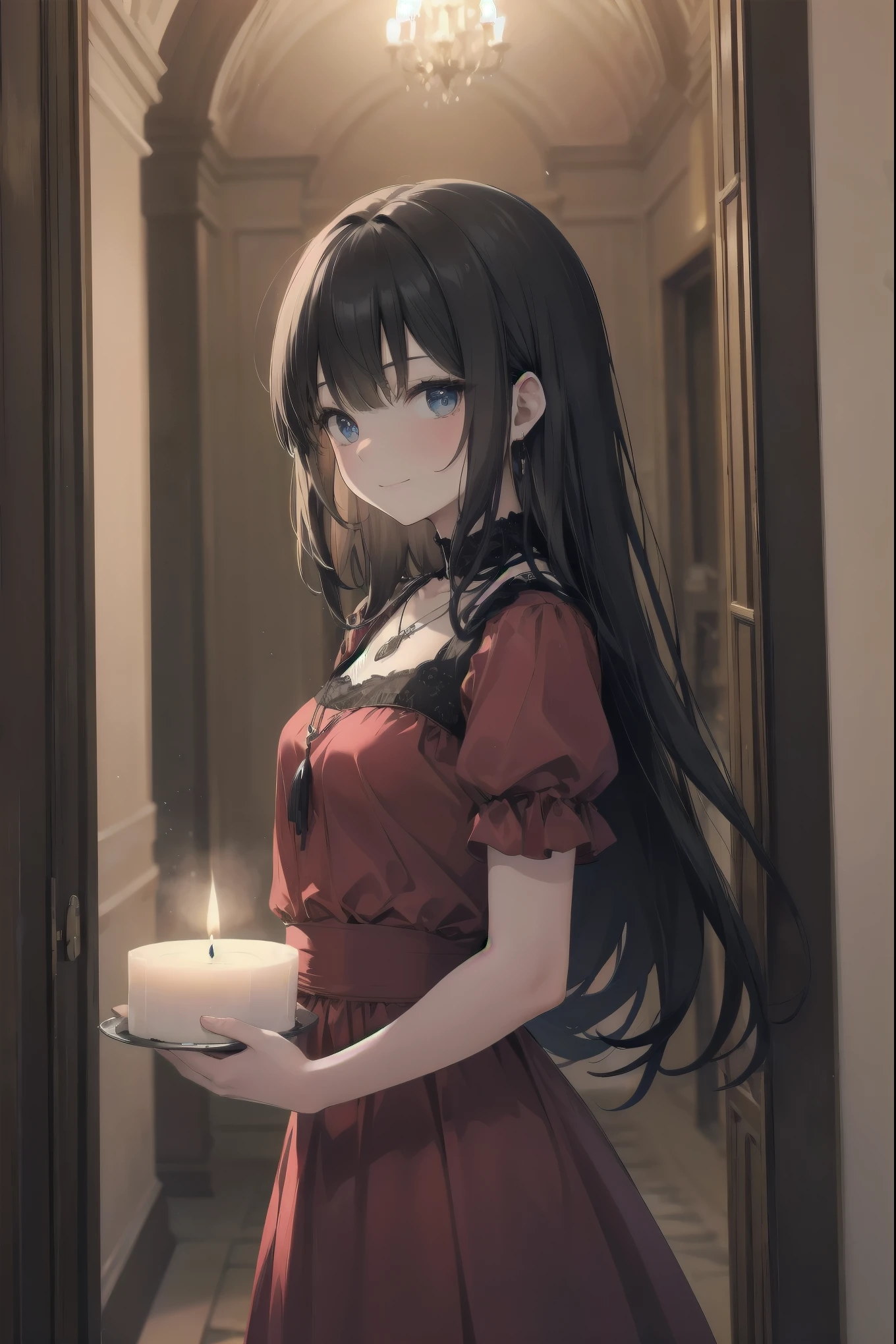(1 girl, have to pee, peeing herself, peeing, peeing self, crying, very desperate to pee, have to pee, have to pee, peeing, peeing self, peeing, peeing self:1.5), (girl and other many girls waiting in line restroom, maxi dress, Lace bolero, long skirt, foot ware, 1 small bag, have to pee, covering crotch, knees together and feet apart, hand between legs:2), (leaning forward:2), (erotic twist of the body:1.1), (despair, impatient, full face blush, embarrassed, Exhale loudly, empty eyes, no pupils, narrow one’s eyes, tearful, looking toilet:1.5), (girl can't stand up straight:1.5), (Arch one's back, Thrust out one's chest), (best quality:2), (detailed face, makeup, red lips), panicking, scowl, from side