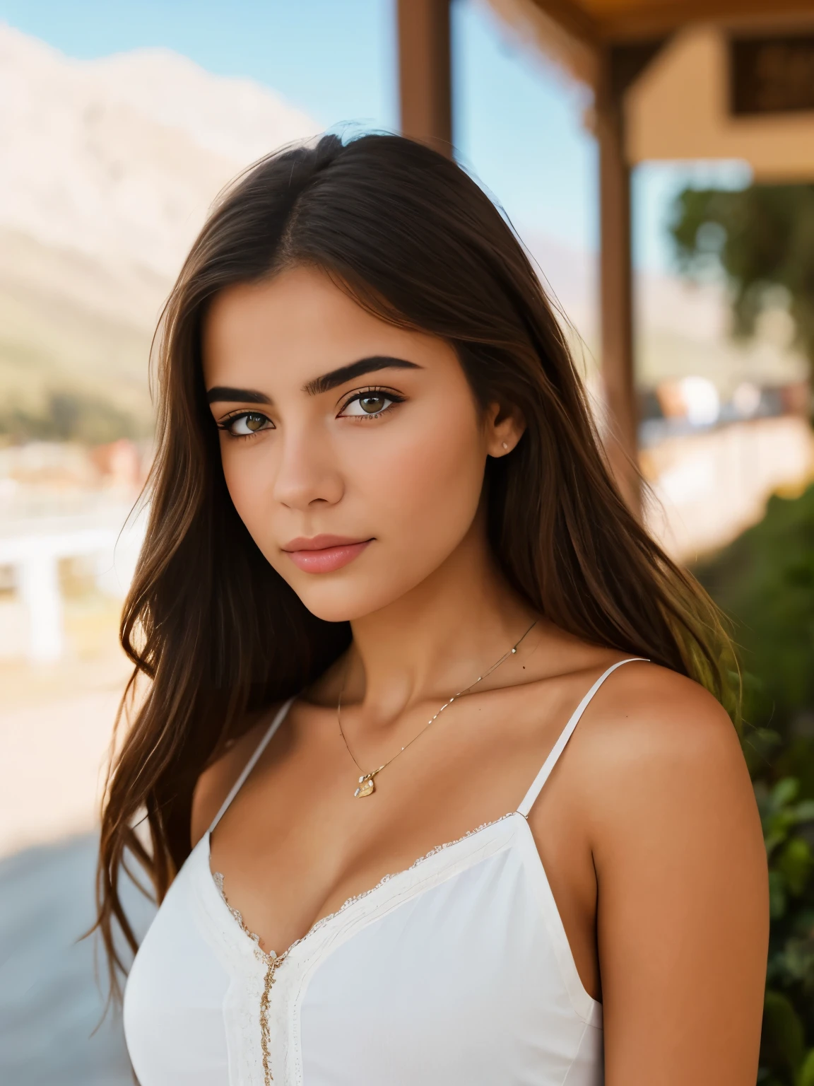 A beautiful woman is killing a man