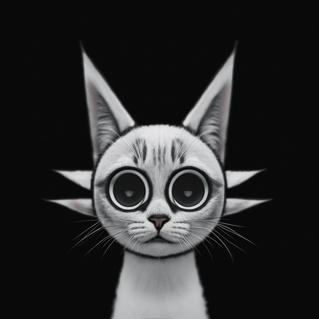 Close-up of a green-eyed cat, POV furry art, green glowing eyes, vrchat, unknown artstyle, green bulging eyes, Doodle, Green eyes!!!!, Sketchy, Green eyes!!!, large green eyes, furry paw pov art, anthropomorphic cat ninja, old sketch, Big green eyes, Green eyes, digital sketch